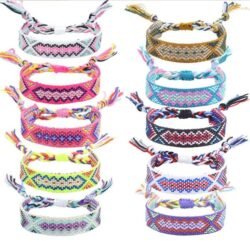 Bracelet tissé de Style ethnique népalais